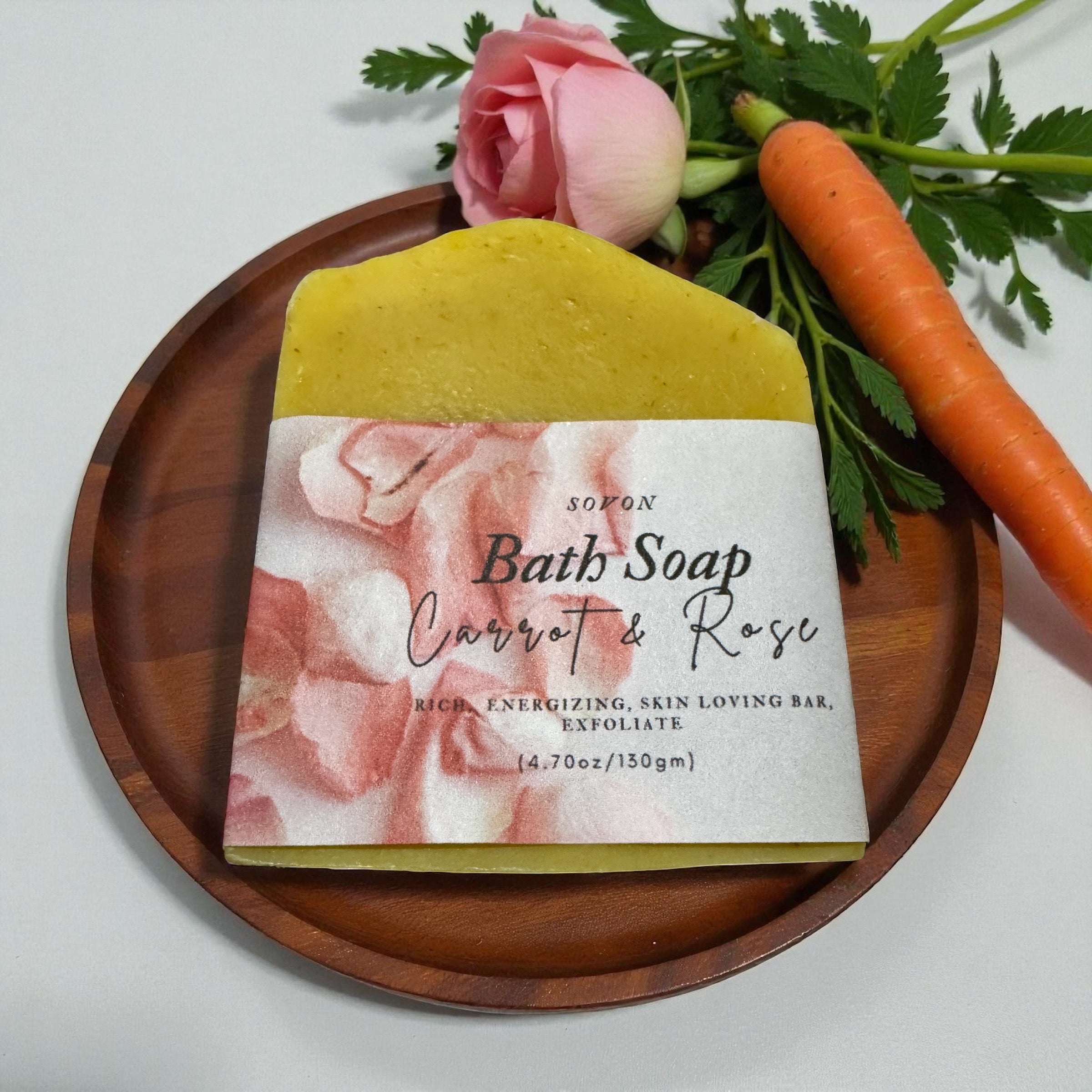 Carrot & Rose Body Soap