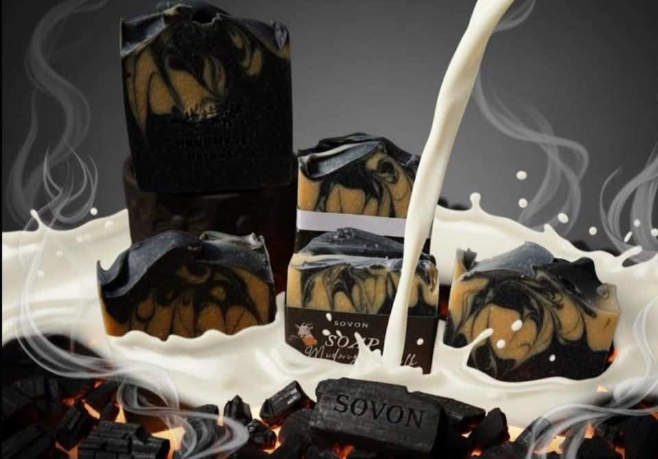 Midnight Silk (Activated Charcoal)  & Body Soap