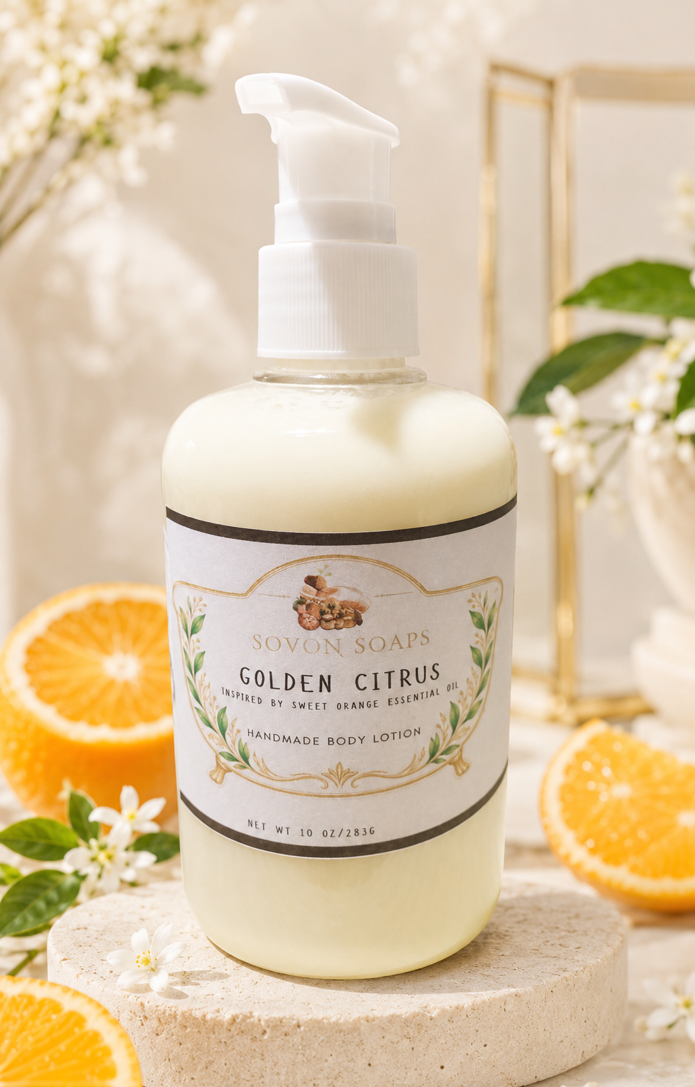 Handmade natural lotion