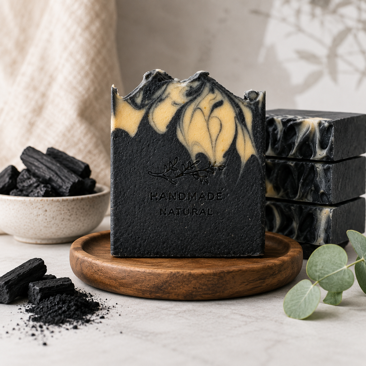 Midnight Silk (Activated Charcoal)  & Body Soap