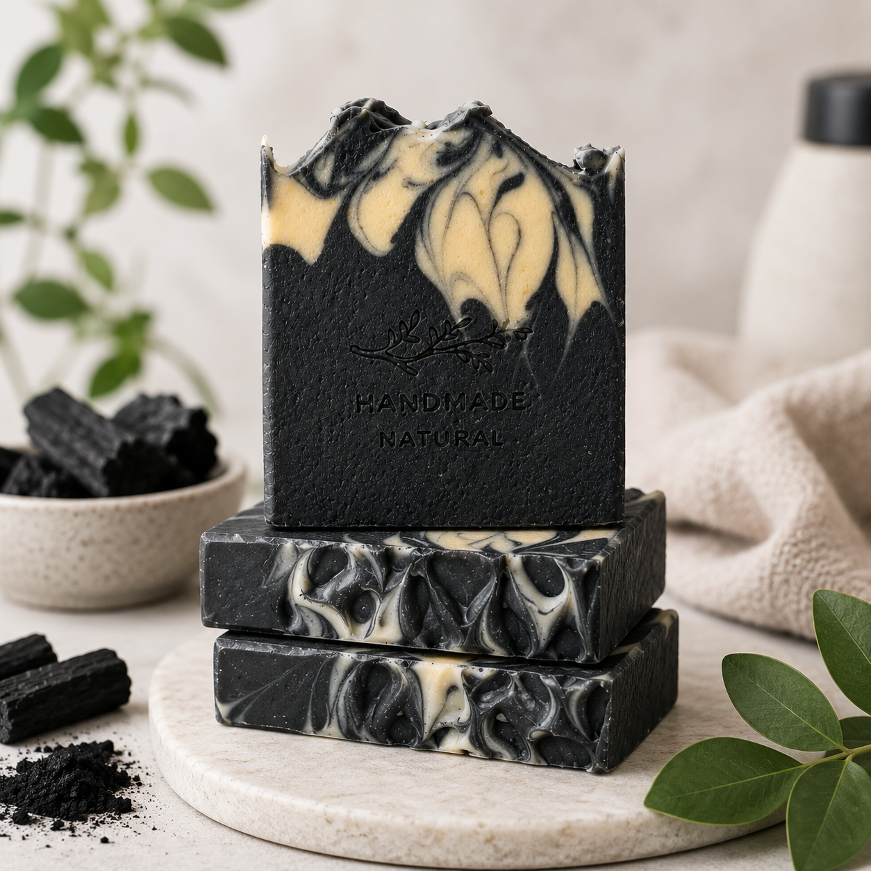 Midnight Silk (Activated Charcoal)  & Body Soap
