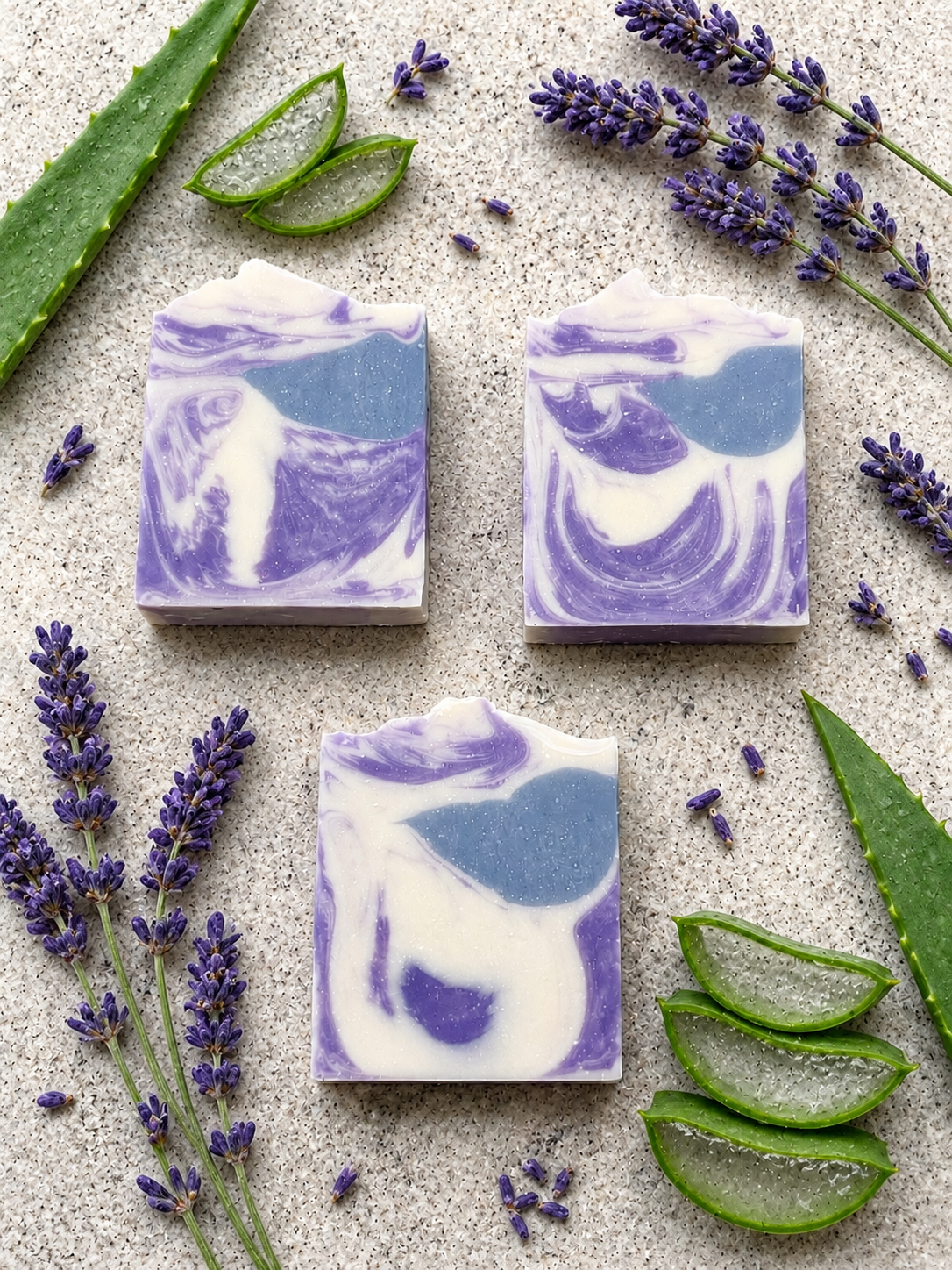 Botanical Serenity (Basil, Aloe & Lavender Body Soap