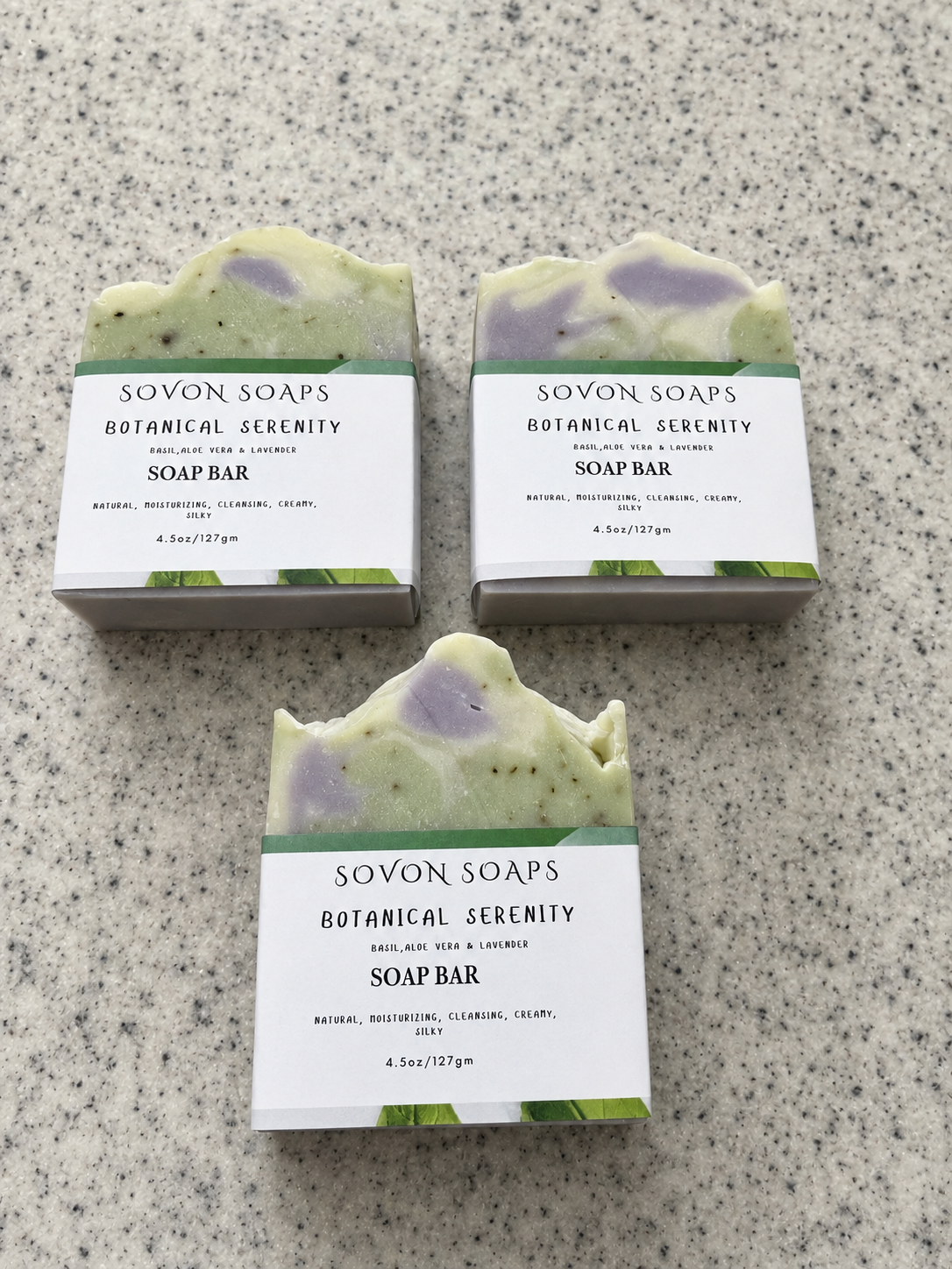 Botanical Serenity (Basil, Aloe & Lavender Body Soap